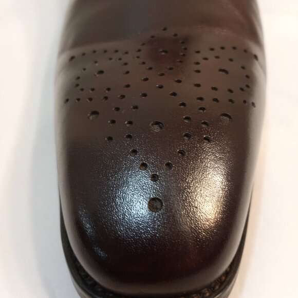 MAISON FORTE CHOCOLATE BROWN OXFORDS MEN SIZE 13 - Picture 7 of 7